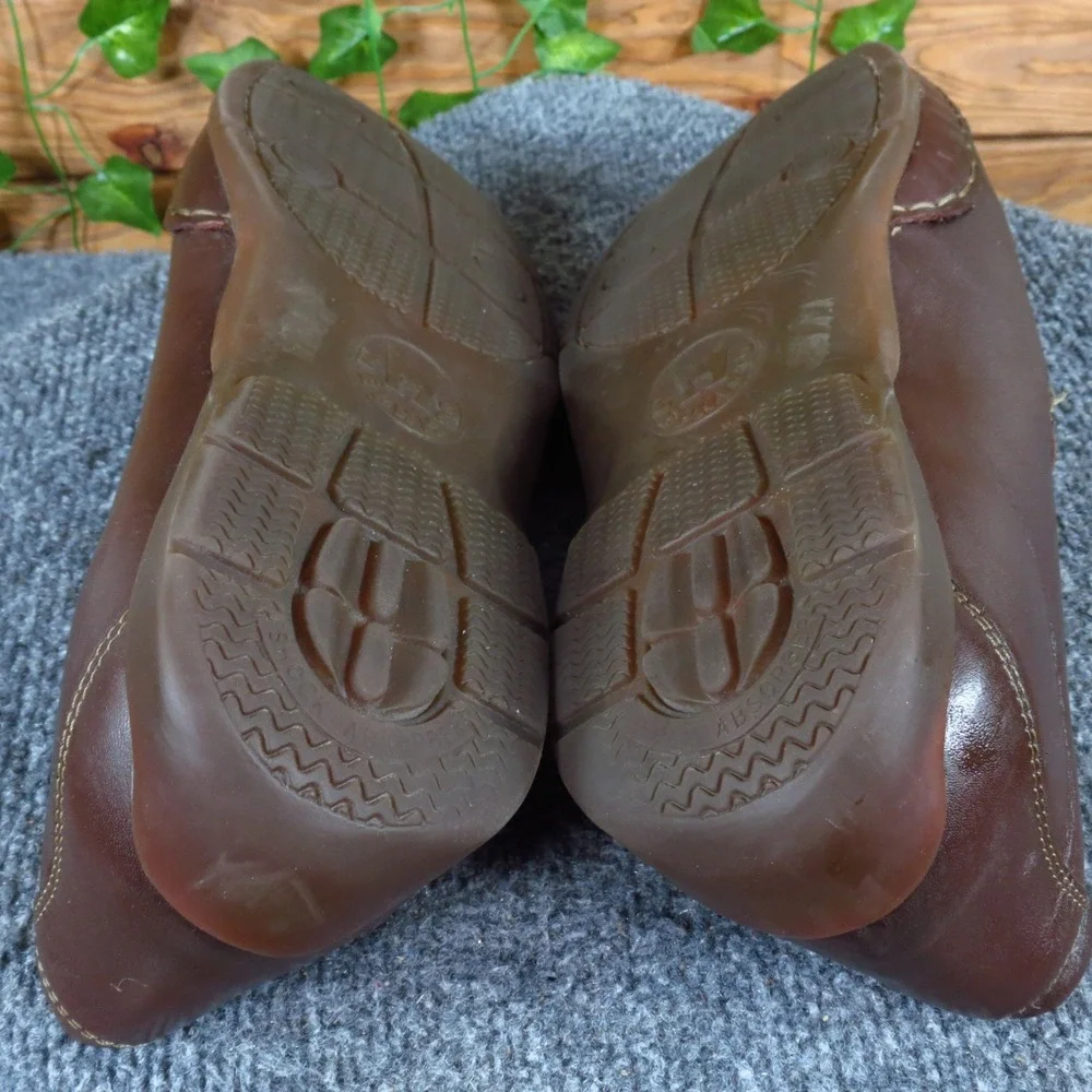 Mephisto Edlef Mens Loafer Size 12 Walking Office Brown Leather Slip On Shoe